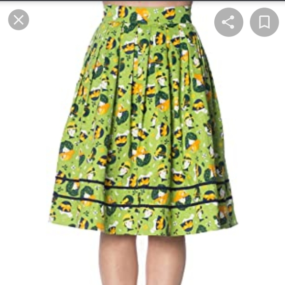 Modcloth Dresses & Skirts - EUC Banned Apparel dancing days skirt size L